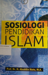 SOSIOLOGI PENDIDIKAN ISLAM