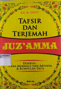 TAFSIR DAN TERJEMAHAN JUZ'AMMA